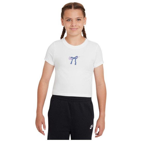 Nike Παιδική κοντομάνικη μπλούζα Sportswear Bow Cropped Tee